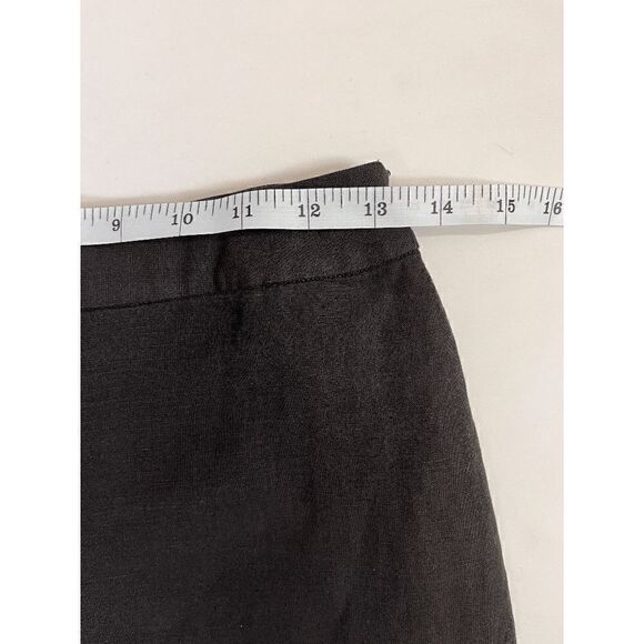 Linda Allard Ellen Tracy Womens Lined Straight Pencil Skirt Brown Size 2 - Picture 3 of 6